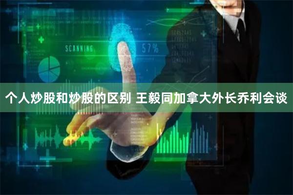个人炒股和炒股的区别 王毅同加拿大外长乔利会谈